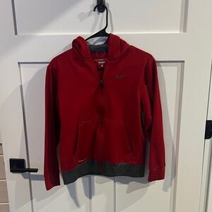 Nike Kids Red and Gray Sweatshirt